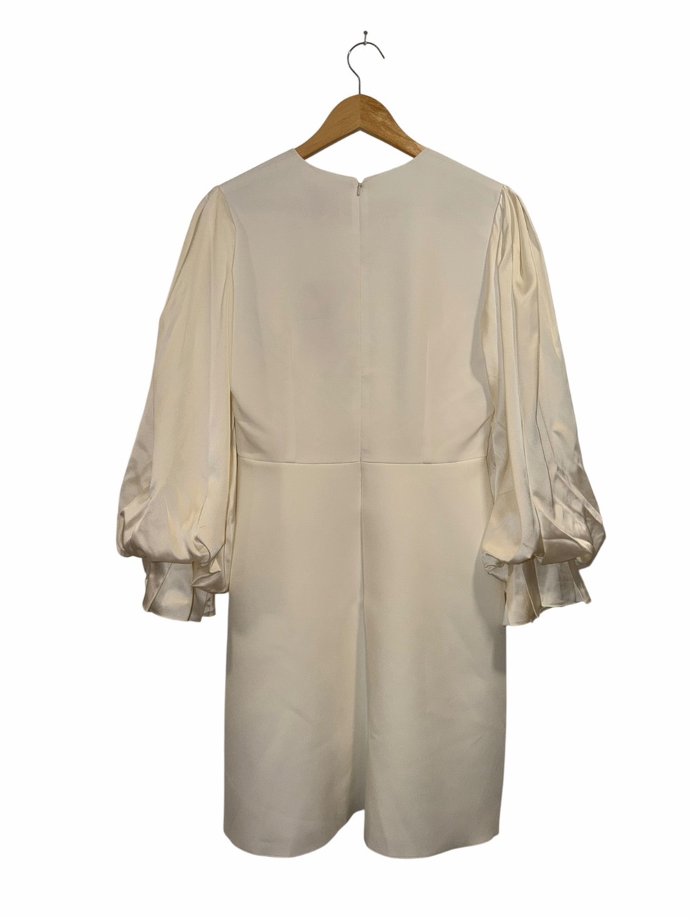 Roksanda Ivory White Mini Dress Puff Sleeve 6 Bridal Wedding Bachelorette NWT 🟠 - Picture 9 of 13